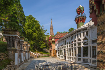 Comillas, Spain. Mansion "Caprice", the architect Antoni Gaudí, 1885