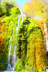 bunter Wasserfall Dreimühlen