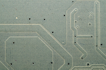 Electronic circuit board abstract background. computer motherboard close up. micro elements of...