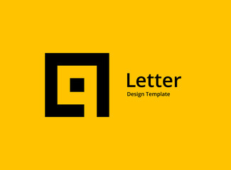 Letter Q or number 9 logo icon design template elements