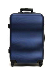 Travel suitcase isolated on white