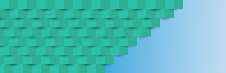 Aqua green geometric texture illustration can be used as abstract cover design, book design, website background, CD cover, advertising, flyer