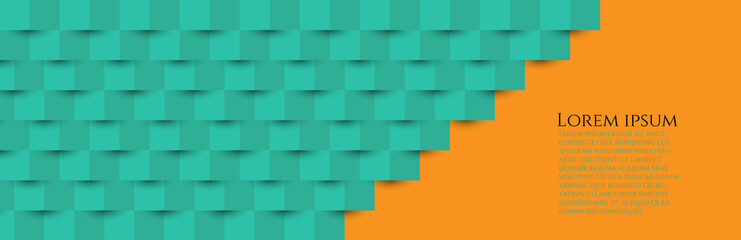 Aqua green geometric texture illustration can be used as abstract cover design, book design, website background, CD cover, advertising, flyer