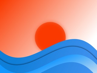 background of mountain scenery at night