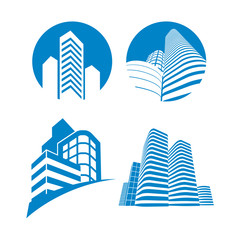 Obraz premium skyscrapers sign