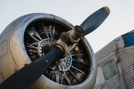 Old airplane Junkers Ju 52