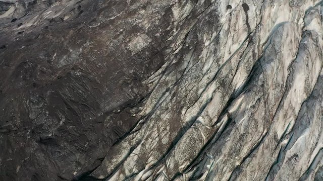 rock in iceland. Texture video. Drone video. Nature in Iceland.