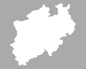 Karte von Nordrhein-Westfalen