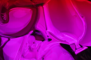 Abstract neon image in pink colors.