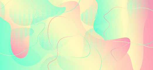 Abstract Colorful Brochure. Yellow Geometric 