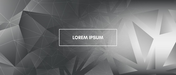 Commercial Minimal Design. Graphic Polygon 