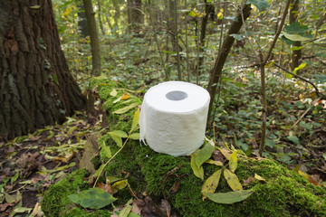 toilettengang draussen, unterwegs