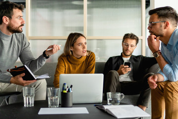 Creative people develop a new idea