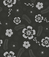 Cute pattern of small flowers. Cafe floral background Stylish template for fashion prints. decor and wallpaper.