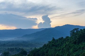 view of mountains