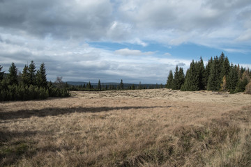 Jesień w g&oacute;rach Izerskich dolnośląskie Polska 