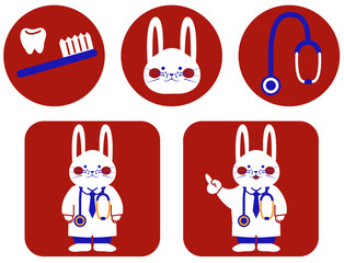 うさぎのお医者さん