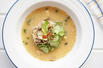 鯖缶冷や汁
