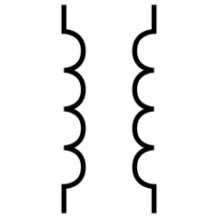 Air Core Transformer Symbol For Circuit Design