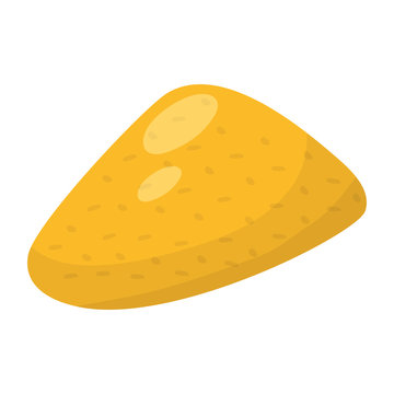 yellow tortilla chip isolated clip art preview