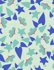 Cute pattern of small flowers. Cafe floral background Stylish template for fashion prints. decor and wallpaper.