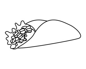 delicious mexican tacos traditional food