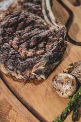 steak table close up photo