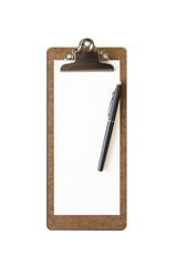 clipboard mock up isolated
