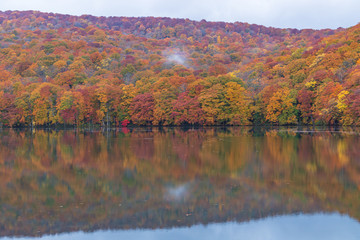 Towada Hachimantai National Park in autumn