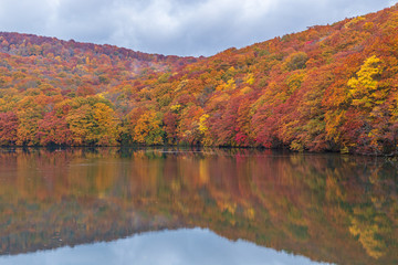 Towada Hachimantai National Park in autumn
