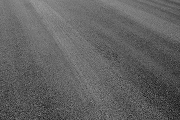 Asphalt road texture background with black color.