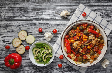 baked vegetables