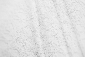 Abstract vintage white background, knitted homemade delicate lace of crochet napkins in retro style, double exposure photo