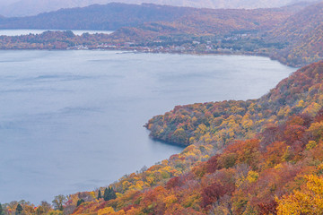 Fototapeta premium Towada Hachimantai National Park in autumn