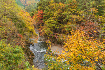 Towada Hachimantai National Park in autumn