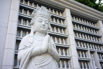 Obraz premium Bonguensa Temple Buddha statue, Seoul, South Korea