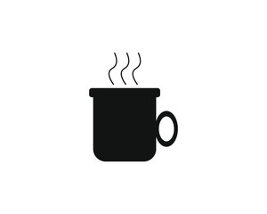 cup shaped simple icon vector