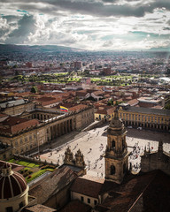 Fototapeta premium Plaza de Bolívar, Bogotá, Colombia