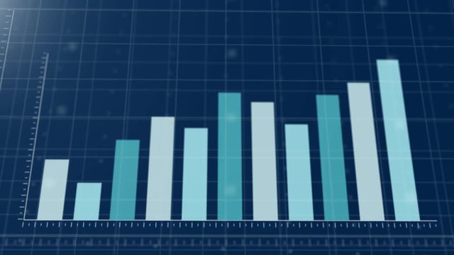 Bar Graph Business Growth and Success Concept