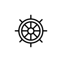 Rudder icon trendy