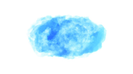 Blue watercolor background for your design, watercolor background concept, vector.
