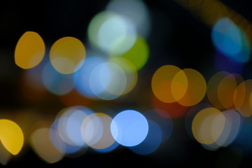 Big bokeh in night time.