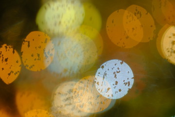 Beutiful bokeh in the midnight background.