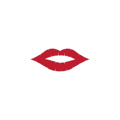Vector Kiss. Sexy Lips Illustration design