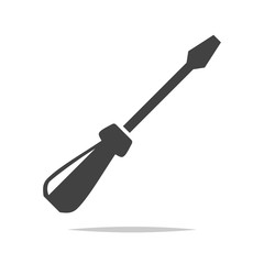 Screwdriver icon vector isolated