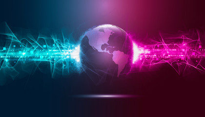 pianeta, mondo, universo, cosmo, mondo, futuristico