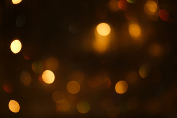 Fototapeta premium abstract lights in defocus. Background for Christmas advertising, Christmas conceptual background with beautiful blurry lights.