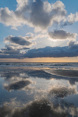 Sonnenuntergang am Meer – Nordsee, Niederlande