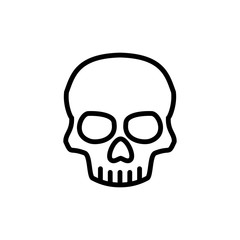 Skull icon trendy