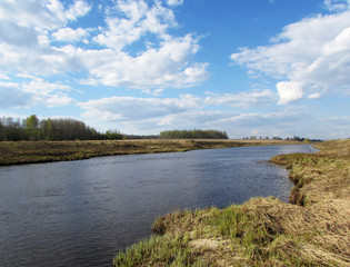 A river in central Russia. Fresh water.